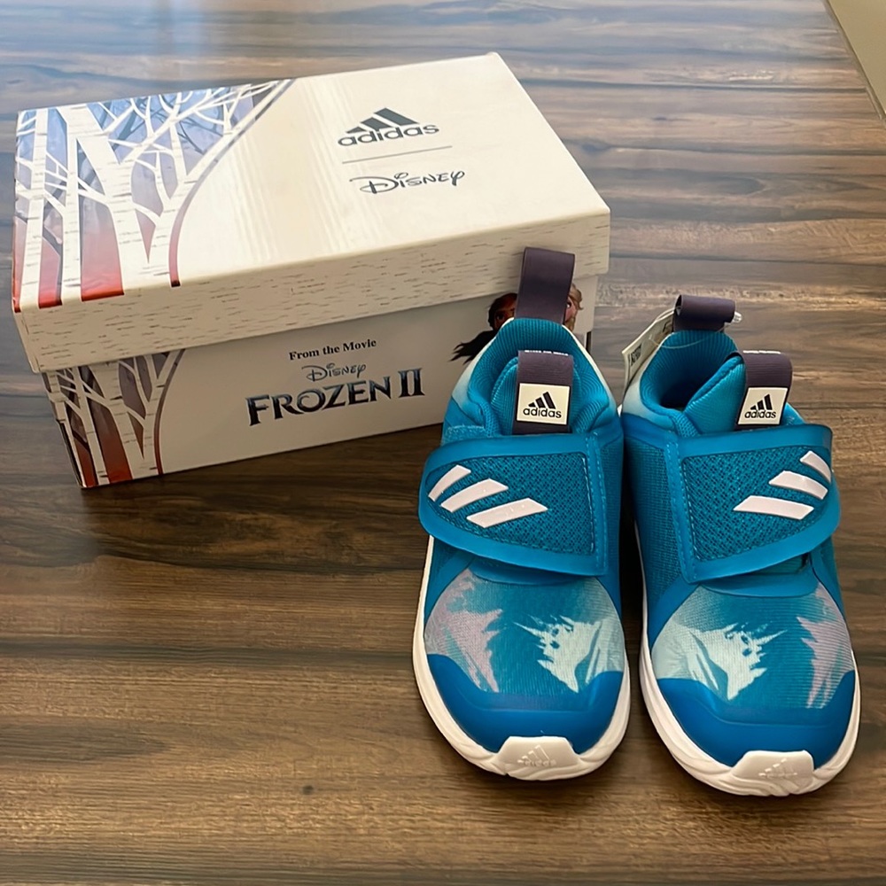 Disney Frozen II Velcro adidas girl size 9